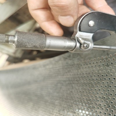 Lamine di metallo perforata di alluminio rivestita 10mm - 2500mm per costruzione