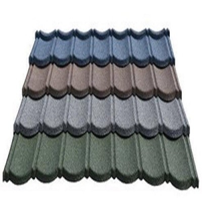 Mattonelle di tetto rivestite pietra d'acciaio dello zinco del Galvalume leggere 0.4mm 0.8mm