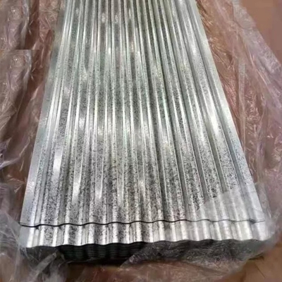 Lamiera di copertura in acciaio zincato Gi ondulato rivestito a freddo laminato a colori calibro 22