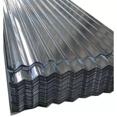 Dx51d Z100 SGCC Lamiera di acciaio zincato Lamiera di copertura in metallo zincato ondulato