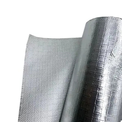 Riscaldi il di alluminio materiale riflettente che affronta la vetroresina tessuta rivestita