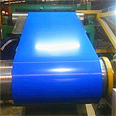 Coil di acciaio galvanizzato rivestito di colore blu