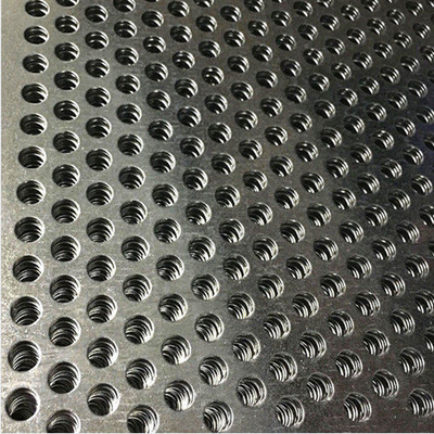 la lamiera della perforazione di φ2-6mm/lamierino perforato ha galvanizzato l'argento materiale