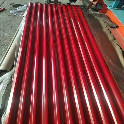 lo spessore PPGL di 0.1-1.0mm ha ondulato la lamiera di acciaio per costruzione commerciale
