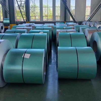 Coil di acciaio Galvalume blu 600 - 1500 mm Az30 - Az150g/m2 12-30% allungamento