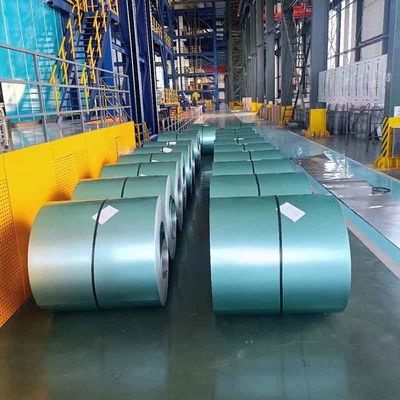 Coil di acciaio Galvalume blu 600 - 1500 mm Az30 - Az150g/m2 12-30% allungamento