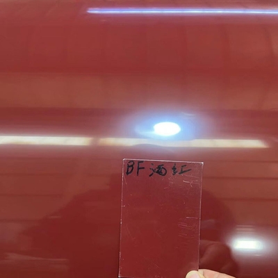 Coil rivestito di colore Pre-pittura Galvalume Steel Coil DC51D + AZ80 Cherry Red And Off-White