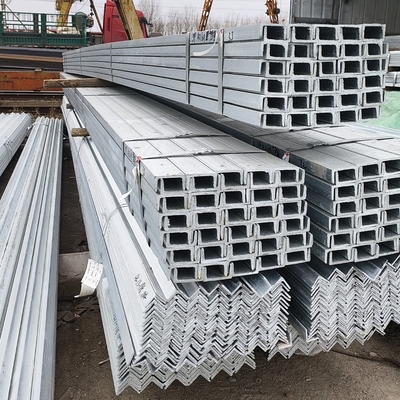 Angoli e canali di acciaio galvanizzato immersi a caldo rivestimento di zinco 20-30uM
