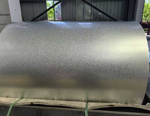 EN Standard Galvalume Steel Plate Coil Zinc Coated AZ30-AZ150g/m2 Superficie cromata