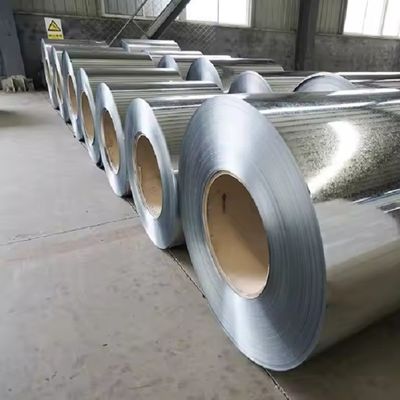 Bobine di acciaio zincato a caldo DX51D DX52D, nastro metallico per edilizia