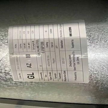 La lamiera di acciaio galvanizzata di GB/T 2518 ha laminato a freddo G550 immerso caldo