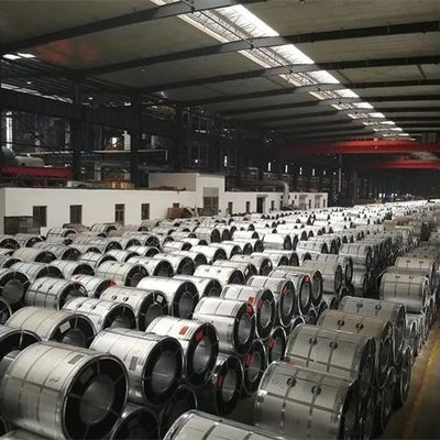Bobina d'acciaio galvanizzata 1219mm 0.11mm del materiale da costruzione