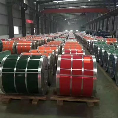 strato d'acciaio della bobina del galvalume preverniciato 914mm per lo sportello del rullo