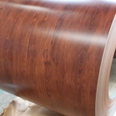Lamiera di acciaio preverniciata di legno del galvalume di 508MM nella bobina d'acciaio CGCH della bobina PPGL
