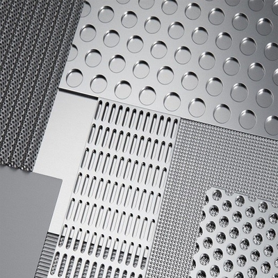 spessore Diamond Hexagonal Aluminum Perforated Sheet di 4mm decorativo