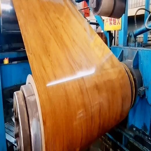 il grano di legno di 914mm ha preverniciato il galvalume che la bobina d'acciaio per la fabbricazione della striscia fredda ha saldato i tubi
