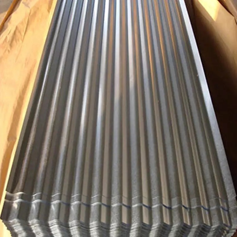 Lamiera di copertura in acciaio zincato Gi ondulato rivestito a freddo laminato a colori calibro 22