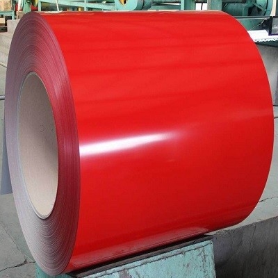 Il colore rosso ha preverniciato la bobina d'acciaio del galvalume per coprire il PE PVDF SMP G550 AZ70