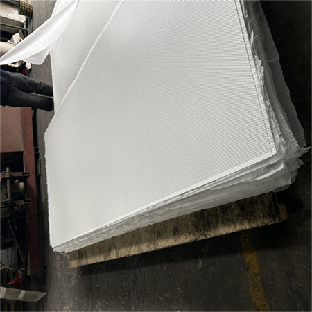 Lamine di metallo perforata di alluminio bianca strato di alluminio di 1220mm x di 0.8mm con i fori