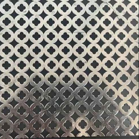 0.8 mm Spessore pannello perforato in alluminio / foglio perforato in alluminio per la costruzione