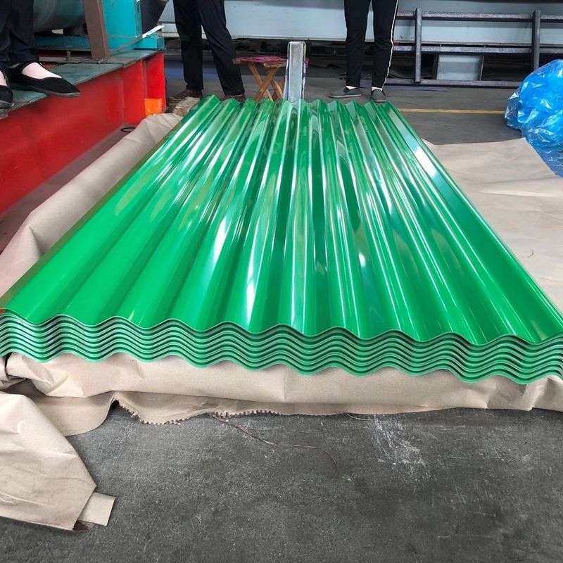 Il colore verde di JIS G3322 ha ricoperto la bobina d'acciaio ondulata CGLCC CGLCH degli strati PPGL