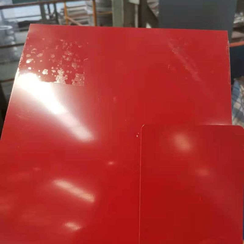 Identificazione d'acciaio 610MM della bobina ricoperta colore JIS G3322 di PVDF SMP PPGI