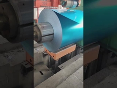 Processo di taglio di strisce di acciaio Galvalume blu