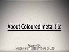 Introduzione di piastrelle metalliche colorate