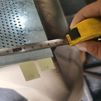 Lamine di metallo perforata di alluminio rivestita 10mm - 2500mm per costruzione