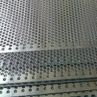 la lamiera della perforazione di φ2-6mm/lamierino perforato ha galvanizzato l'argento materiale