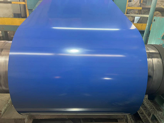 Larghezza 600-1250mm Rivestimento di zinco 40-275g PPGL bobina di acciaio per materiali da costruzione