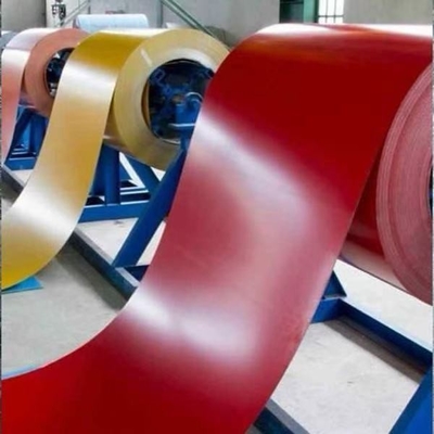 0.12mm-0.8mm bobina di acciaio galvanizzato preverniciato per copertura di metallo