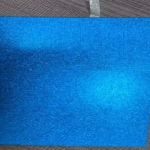 Impronta digitale galvanizzata preverniciata blu della lamiera di acciaio di GL anti